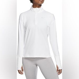 White Nike half zip